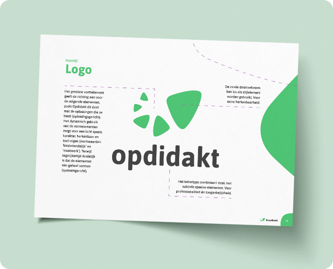Logo-ontwerp huisstijl Opdidakt Code Blauw